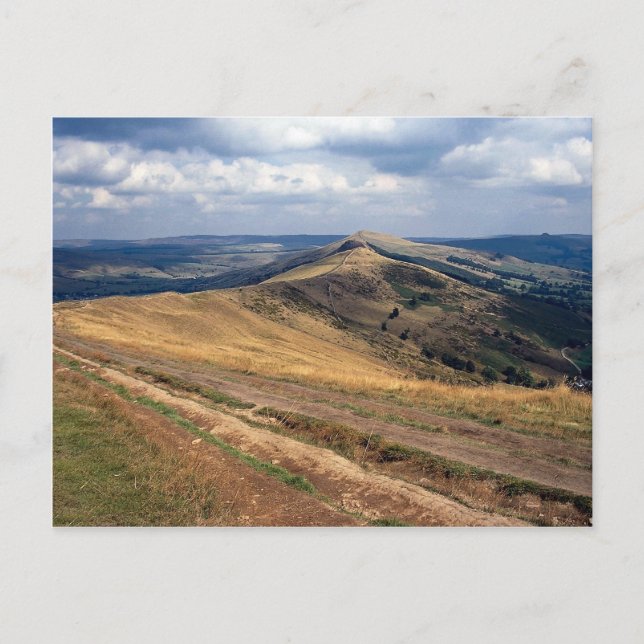 Mam Tor and Loose Hill Ridge, Derbyshire Europe Postcard (Front)