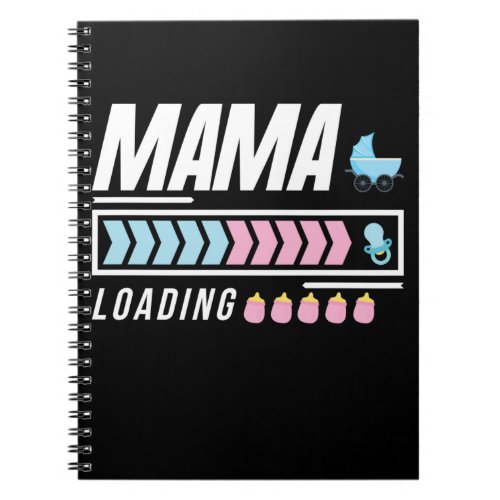 Mama 2022 Loading Baby Cute New Mother Notebook