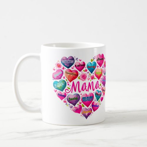 MAMA A Colorful Graphic to Show Your Appreciation Coffee Mug