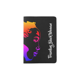 Mama Africa Passport Holder - Black