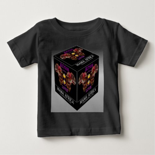 Mama African ethnic tribal pattern Baby T_Shirt