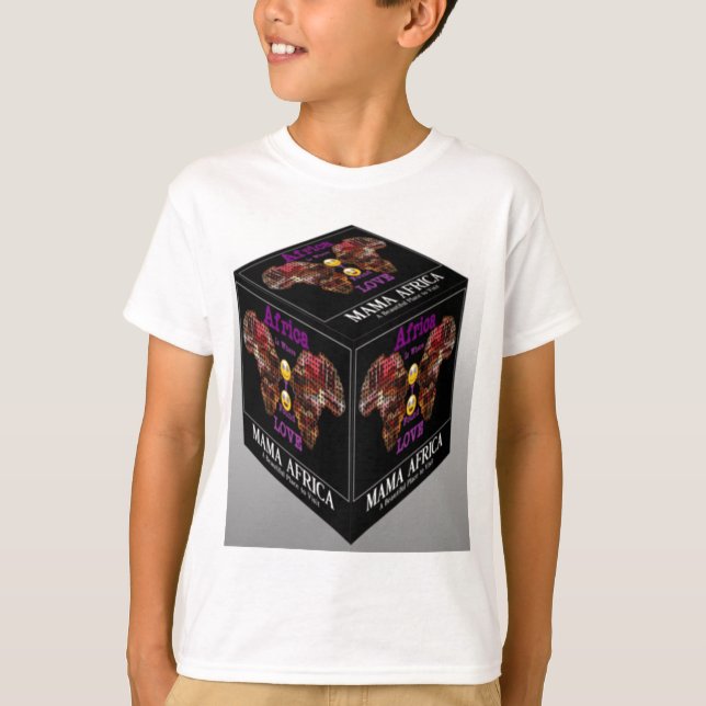 Mama African ethnic tribal pattern T-Shirt (Front)