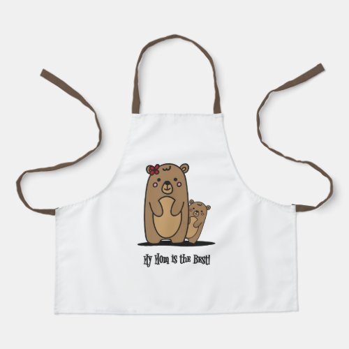 Mama and Baby Bear  Best Mom Apron