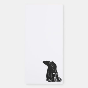 Mama and Baby Bear Magnetic Notepad