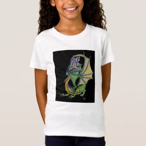  Mama and Baby Dragon  Art of Rebecca ODonnell  T_Shirt