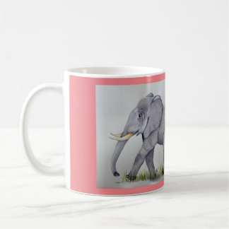 Mama and Baby Elephant Coffee Mug