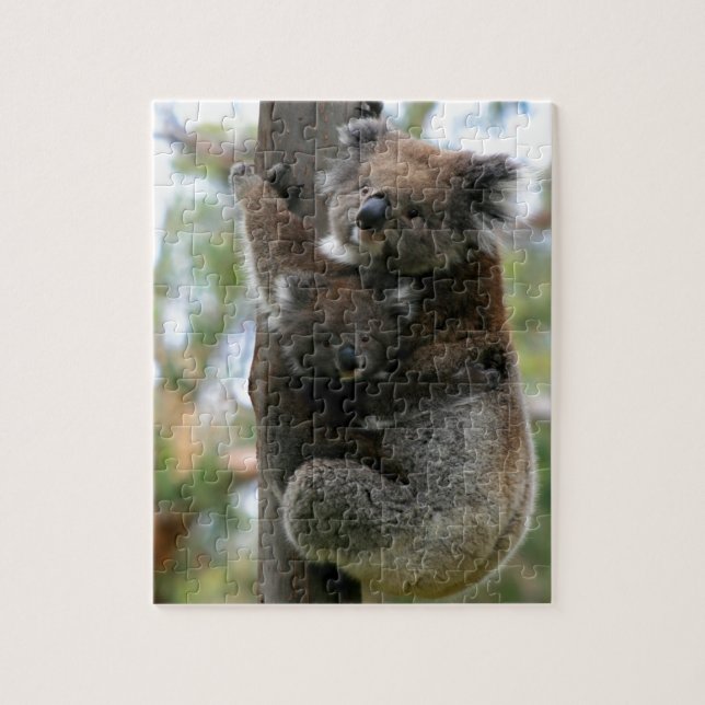 Mama and Baby Koala Jigsaw Puzzle (Vertical)