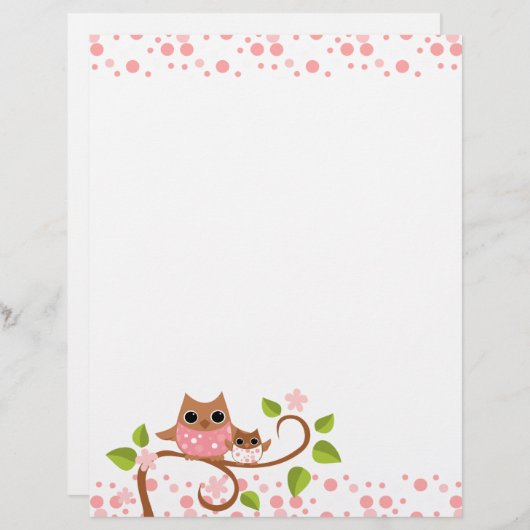 Mama and Baby Owl (Front/Back)