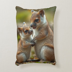 Mama And Baby Quokka Life Lessons, Accent Pillow
