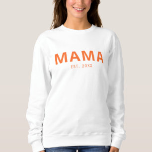 Mama and Mamas Pumpkin Fall Gifts Matching Outfits Sweatshirt