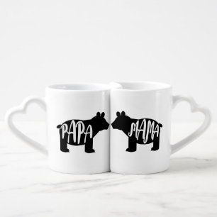 Mama and Papa Bears Coffee Mug Set