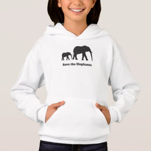 Mama Baby Elephant Design Tee Shirt
