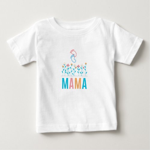 MAMA Baby Fine Jersey T_Shirt