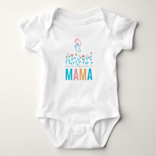 MAMA Baby Jersey Bodysuit