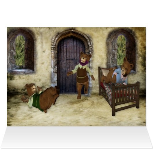 Mama Bear 3 Cubs (Inside Horizontal (Top))