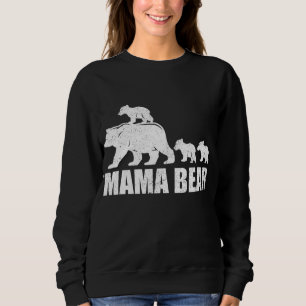 Mama Bear 3 Cubs Mama Bear Mom 3 Kid Sweatshirt