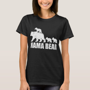 Mama Bear 3 Cubs Mama Bear Mom 3 Kid T-Shirt