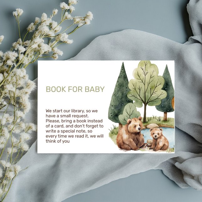 Mama bear adventure awaits baby shower invitation  (Adorable Watercolor Mama & Baby Bear Invitation – Perfect for a Woodland Baby Shower!)