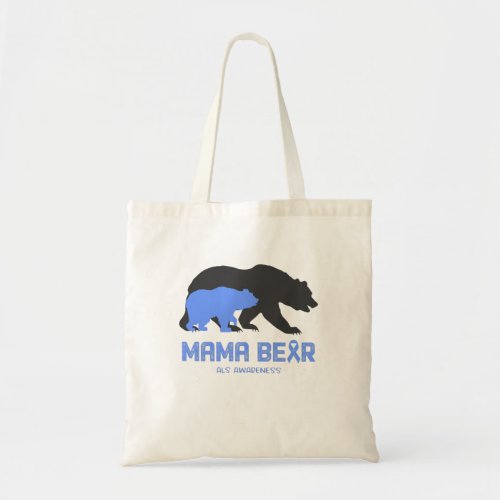Mama Bear ALS Awareness Tote Bag