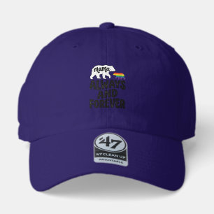 Mama Bear Always And Forever Vintage Rainbow Shirt 47 Brand Hat