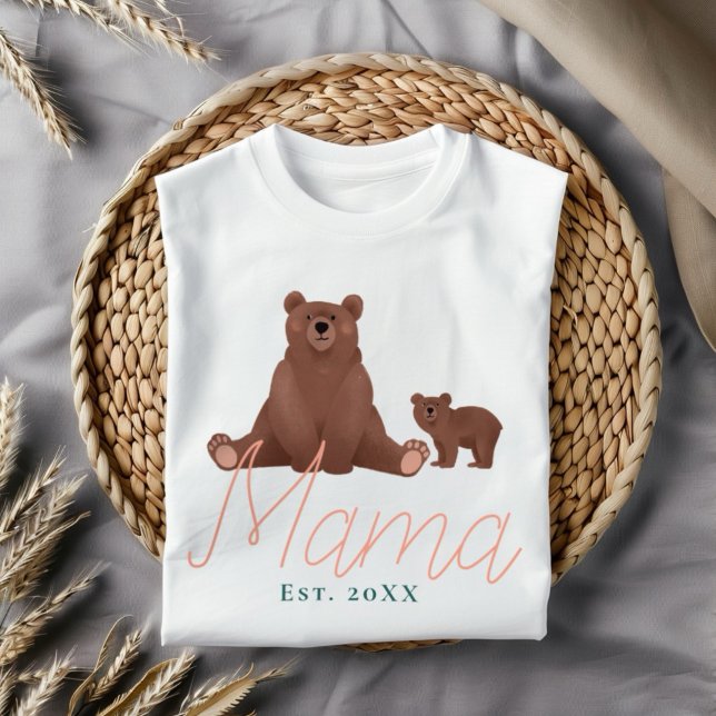Mama Bear and Baby Cute Mother T-Shirt (Creator Uploaded)
