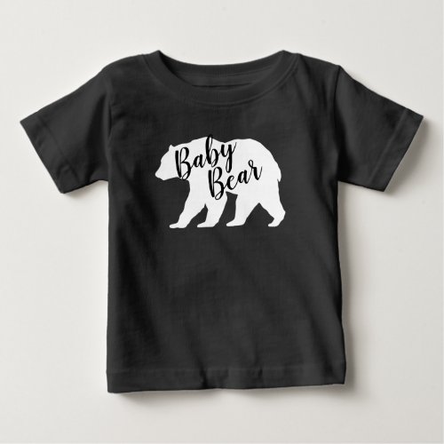 Mama Bear Baby Shower Woodland Lodge Baby T_Shirt