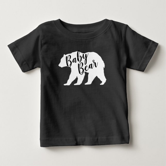 Mama Bear Baby Shower Woodland Lodge Baby T-Shirt (Front)