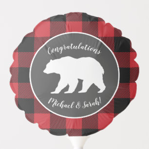 Mama Bear Baby Shower Woodland Lodge Balloon
