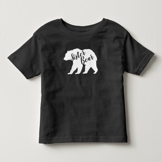Mama Bear Baby Shower Woodland Lodge Toddler T-shirt (Front)