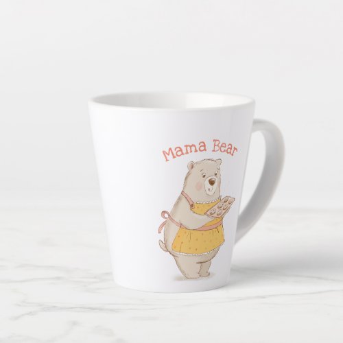 Mama Bear baking cookies mug