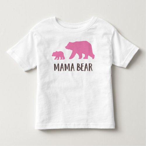 Mama Bear Bear Cub Cute Bear Little Bear Toddler T_shirt