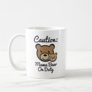 Mama Bear - Black 11 oz Combo Mug