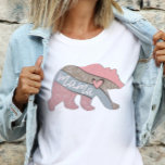 Mama Bear Boho Floral Mother's Day Illustration T-Shirt<br><div class="desc">Mama Bear Boho Floral Mother's Day Illustration Faith Can Move Mountains Christian Quote. Bible Verse Design Our Christian Quotes T-shirts and Hoodies will bring lots of positivity to your days. Choose the color that best suits you and purchase one to wear yourself or give to a loved one for their...</div>