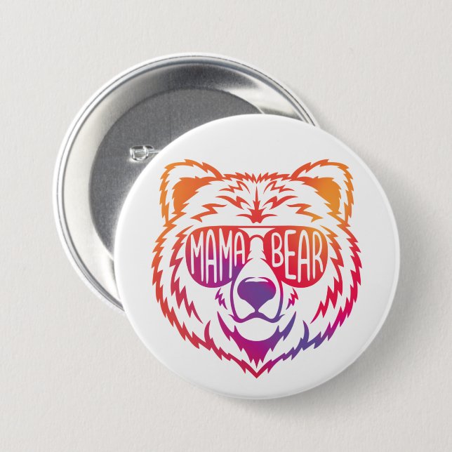 Mama Bear Button (Front & Back)