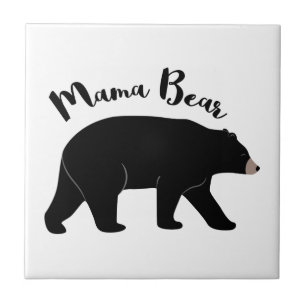 Mama Bear Ceramic Tile