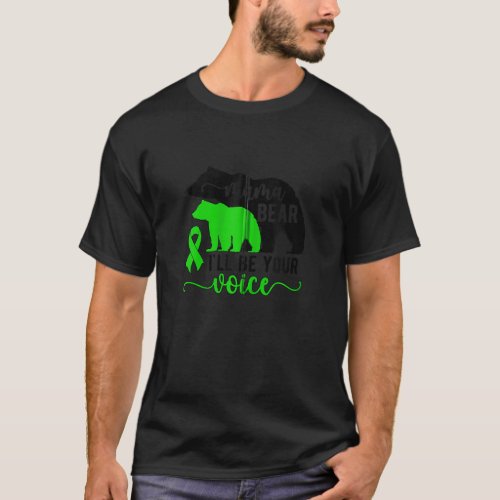 Mama Bear Cerebral Palsy Mom Of A Cerebral Palsy W T_Shirt