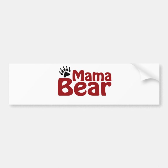 Mama Bear Claw Bumper Sticker (Front)