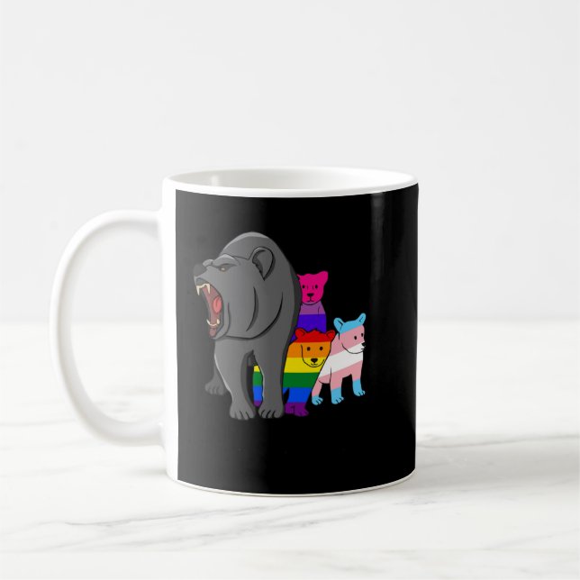 MAMA BEAR Color  Coffee Mug (Left)