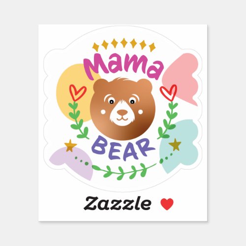 Mama Bear Cozy 4 Sticker
