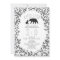 Mama + Bear Cub Black + White Foliage Baby Shower