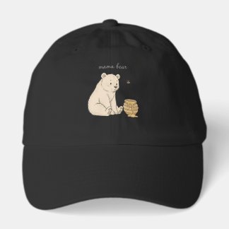 Mama Bear Cute Bear & Honey Mother’s Day Gift Shir Hat