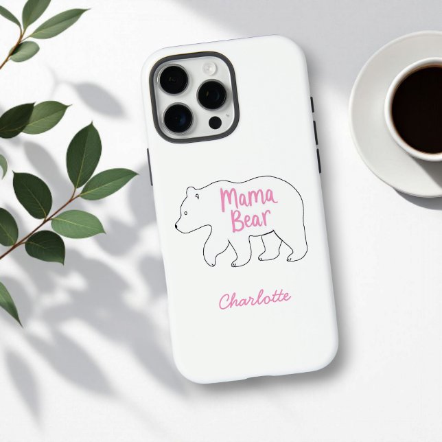 Mama Bear | Cute & Funny Mother's Day Case-Mate iPhone Case (Creator Uploaded)