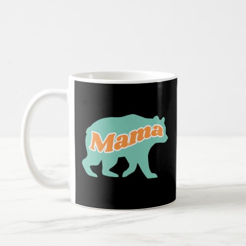 Mama Bear Cute Retro Mothers Day  Coffee Mug