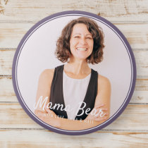 Mama Bear Framed Modern Simple Photo Button