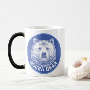 Mama Bear, Hand Drawn Illustration Color Morph Mug