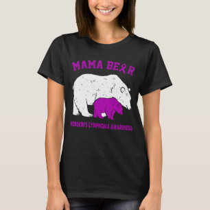 Mama Bear HODGKIN'S LYMPHOMA Awareness T-Shirt