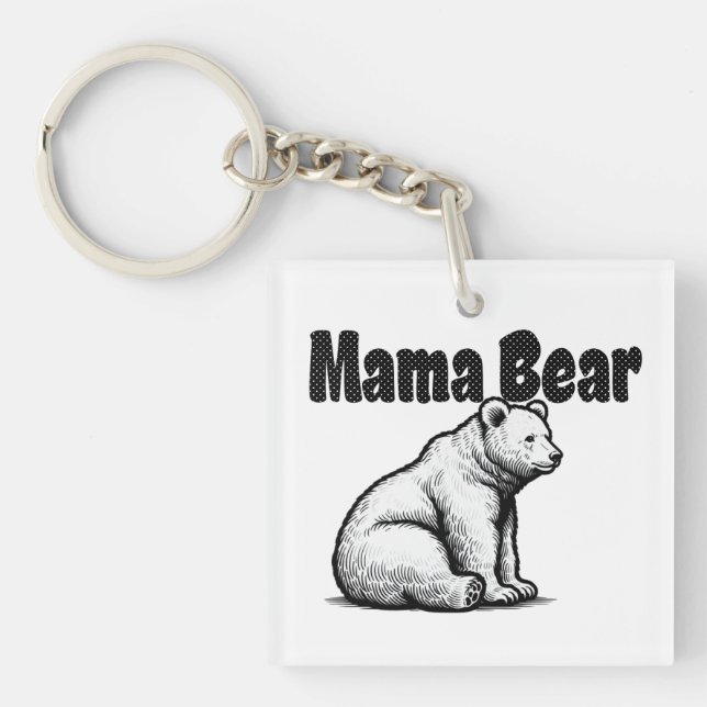 Mama Bear  Keychain (Front)