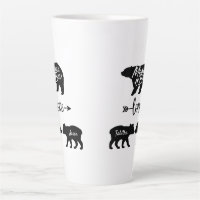 Mama Bear Personalized Latte Mug