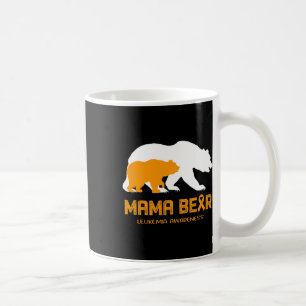 Mama Bear LEUKEMIA Awareness For Women Men Coffee Mug
