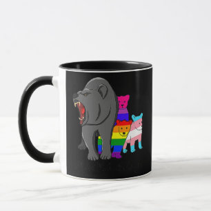 Mama Bear LGBT Gay Trans Pride Support LGBTQ Mug